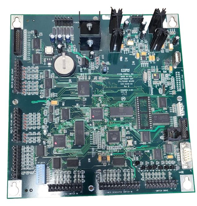 Hovedbilde CPU & Sound Board for Stern S.A.M. Systems ...